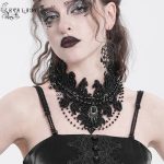 Evil Lady Vespera Gothic Lace Necklace