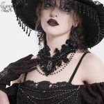 Evil Lady Vespera Gothic Lace Necklace