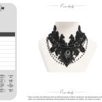 Evil Lady Vespera Gothic Lace Necklace
