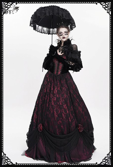 Eva Lady Lola Red Parasol Umbrella