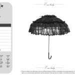 Eva Lady Lola Red Parasol Umbrella