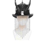 Eva Lady Dark Master Top Hat With Horns