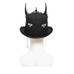 Eva Lady Dark Master Top Hat With Horns