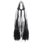 Eva Lady Hearteater Long Feather Cape