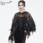 Eva Lady Hearteater Short Feather Cape
