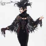 Eva Lady Hearteater Short Feather Cape