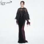 Eva Lady Hearteater Short Feather Cape