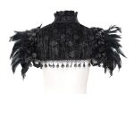 Eva Lady Wicca Roses Feather Bolero/ Small Cape