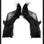 Eva Lady Deadly Kiss Sheer Bolero With Feathers