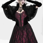 Eva Lady Deadly Kiss Sheer Bolero With Feathers