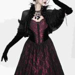 Eva Lady Deadly Kiss Sheer Bolero With Feathers