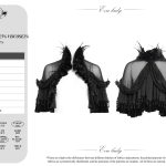 Eva Lady Deadly Kiss Sheer Bolero With Feathers