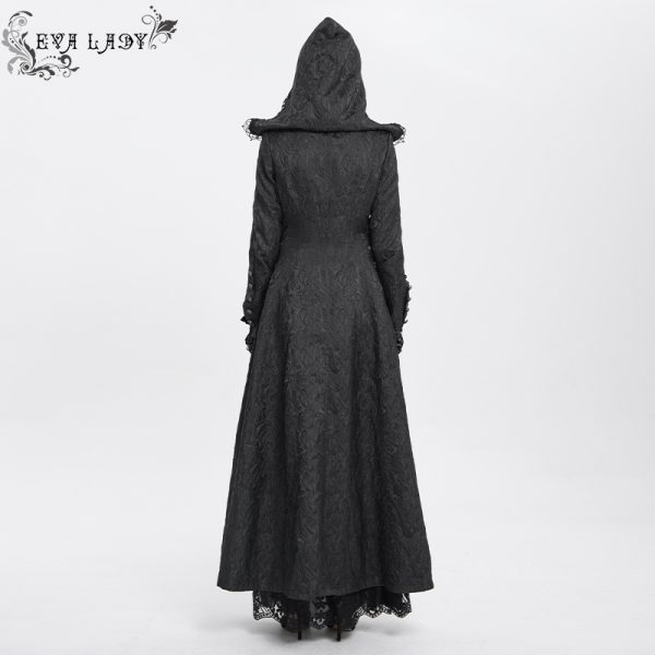 Lacrimosa Long Gothic Hoodie Coat