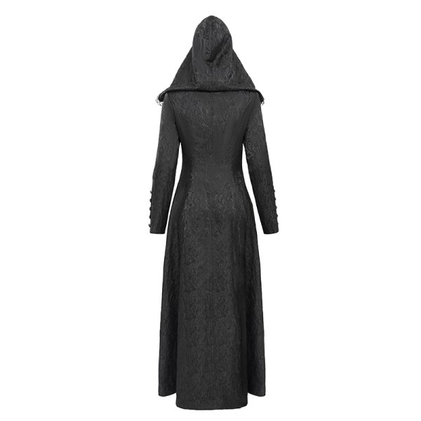 Lacrimosa Long Gothic Hoodie Coat