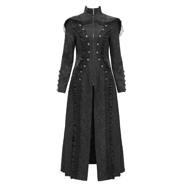 Lacrimosa Long Gothic Hoodie Coat