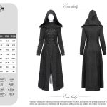 Lacrimosa Long Gothic Hoodie Coat