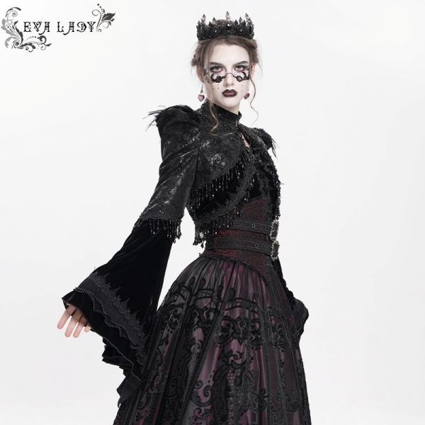 Eva Lady Vampira Bell Sleeves Gothic Bolero