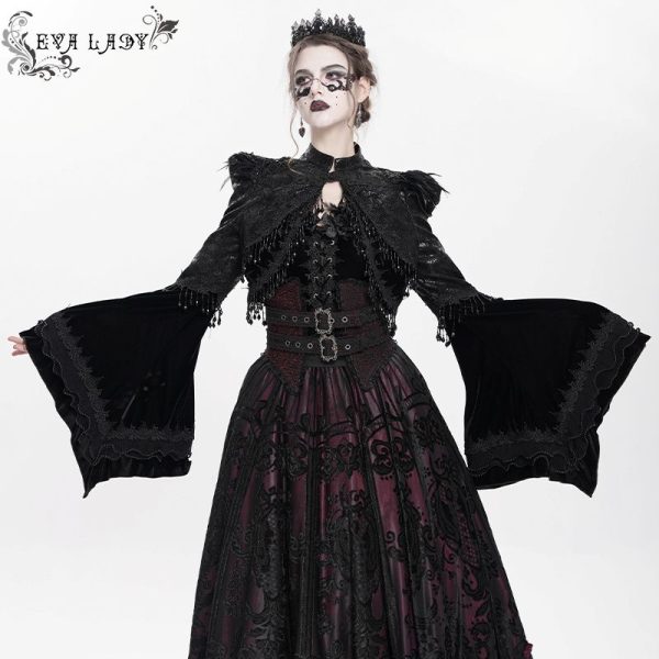Eva Lady Vampira Bell Sleeves Gothic Bolero