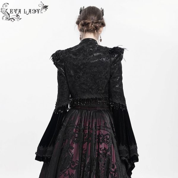 Eva Lady Vampira Bell Sleeves Gothic Bolero