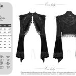 Eva Lady Vampira Bell Sleeves Gothic Bolero