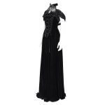 Eva Lady Velvet Wraith Off Shoulder Gothic Dress