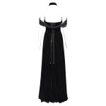 Eva Lady Velvet Wraith Off Shoulder Gothic Dress