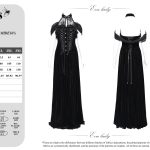 Eva Lady Velvet Wraith Off Shoulder Gothic Dress