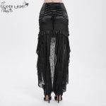Eva Lady Midnight Mourning High-Low Gothic Skirt