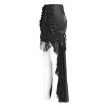 Eva Lady Midnight Mourning High-Low Gothic Skirt