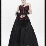 Eva Lady Lacrima Black Gothic Skirt