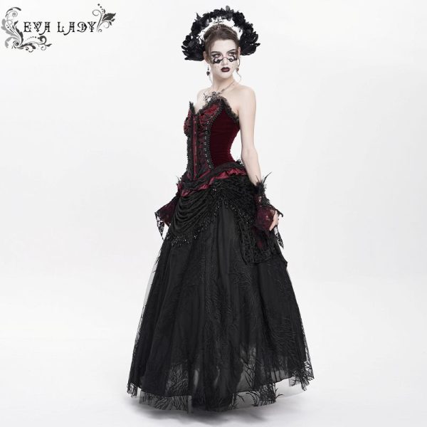 Eva Lady Lacrima Black Gothic Skirt