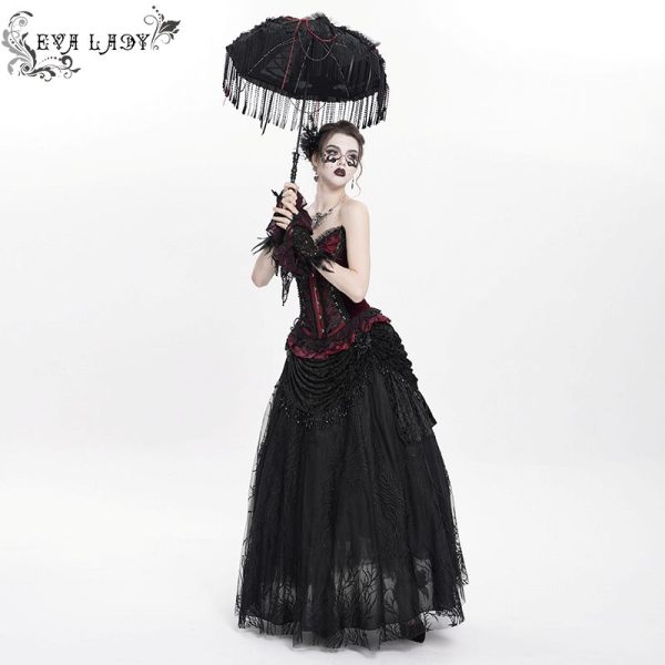 Eva Lady Lacrima Black Gothic Skirt