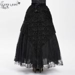 Eva Lady Lacrima Black Gothic Skirt