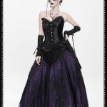Eva Lady Lacrima Purple Gothic Skirt