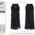 Eva Lady Lacrima Purple Gothic Skirt
