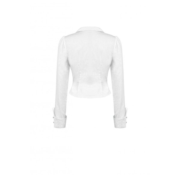 Dark In Love Ophelia White Blouse