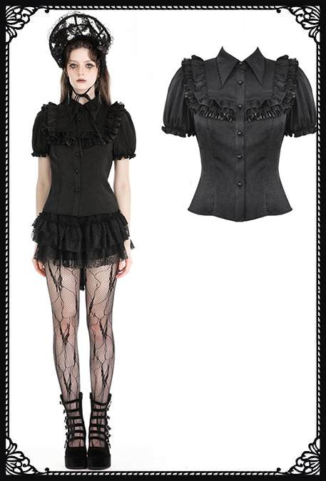 Dark In Love Lilith Gothic Lolita Blouse