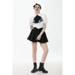 Dark In Love Lydia Gothic Lolita White & Black Ruffle Shirt