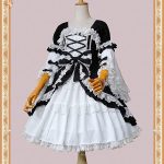 Infanta Baby Doll Black White Lolita Dress