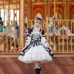 Infanta Baby Doll Black White Lolita Dress