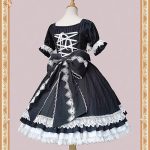 Infanta Baby Doll Black White Lolita Dress