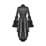 Dark In Love Bleeding Heart Gothic Bolero With Ruffle Bell Sleeve