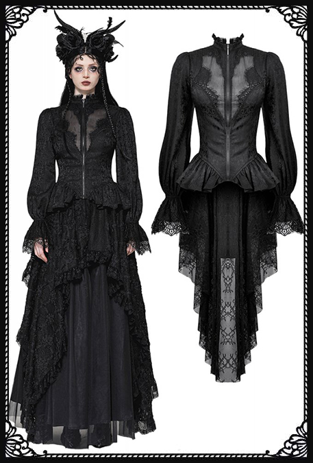 Dark In Love Lucinda Romantic Tailcoat