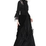 Dark in Love Black Cascade Skirt