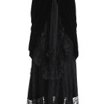 Dark in Love Black Cascade Skirt