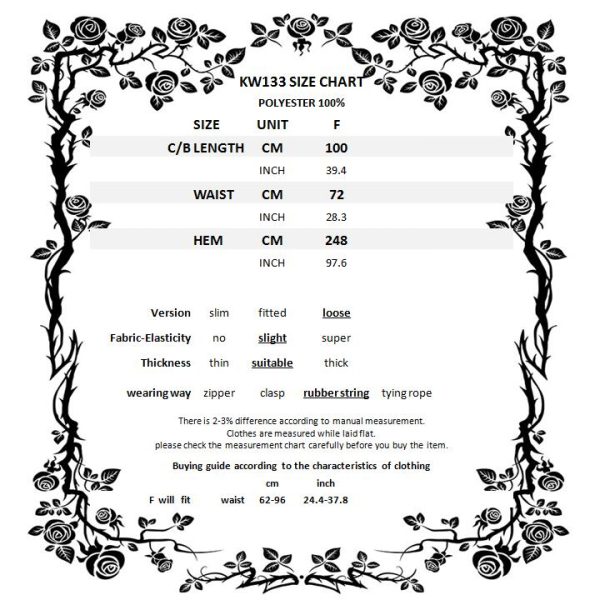 Dark in Love Red Cascade Skirt