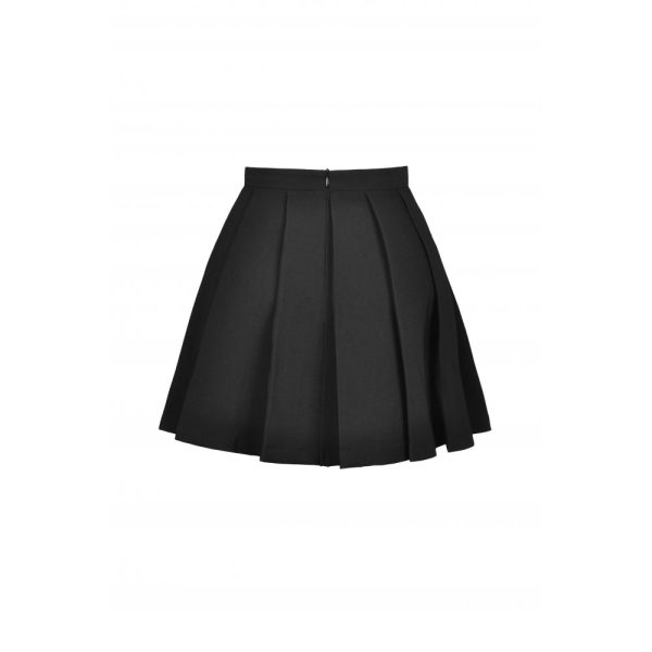Dark In Love Elysia Black Gothic Skater Skirt