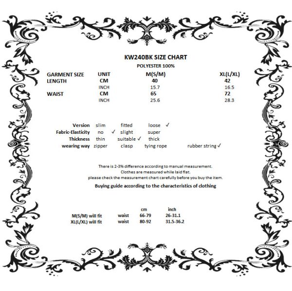 Dark in Love Cecilia Skirt (WH)