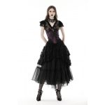 Dark In Love Gaia Chiffon Black Skirt