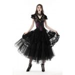 Dark In Love Gaia Chiffon Black Skirt